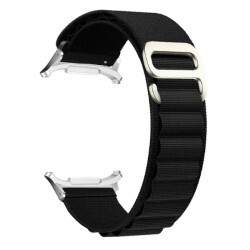 Rrip dore 4wrist, për Samsung Galaxy Watch Ultra 47 mm, i zi