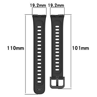 Rrip silikoni 4wrist për orë dore Huawei Watch 8/9/10, i hirtë
