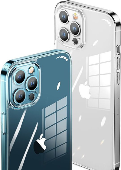 Kllëf telefoni Joyroom Crystal Series për iPhone 12 Pro Max, silikon edhe PC, transparent