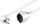 Zgjatës MicroConnect Schuko PE140300W, 3m, i bardhë