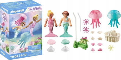 Set lodrash Playmobil Princess Magic 71504, 30 pjesë, sirenë kalama, shumëngjyrësh