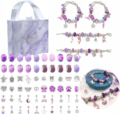 Set rruzullash Princess bead set 3174831_F, për bizhuteri, vjollcë