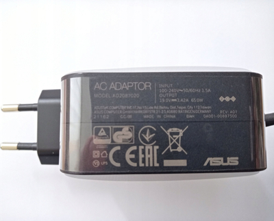 Adapter karikues ASUS 0A001-00897500, 65W, për laptop, i zi