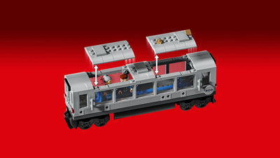 Set ndërtimi LEGO Marvel Spider-Man Vs. Doc Ock Subway Train Scene, figurina superheronjsh, për fëmijë