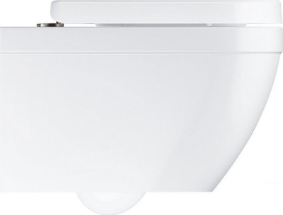 Set kornizë e fshehtë për WC Grohe Solido Rapid, kazan 6–9L, pllakë shkarkimi chrome gloss