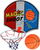 Kosh basketbolli për kalamaj Enero Basketball Backboard Baby, 40x32x8cm, me top, shumëngjyrësh