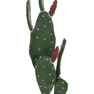 Bimë dekorative sintetike HM4748 Cactus, 85cm, me vazo 16cm, jeshile