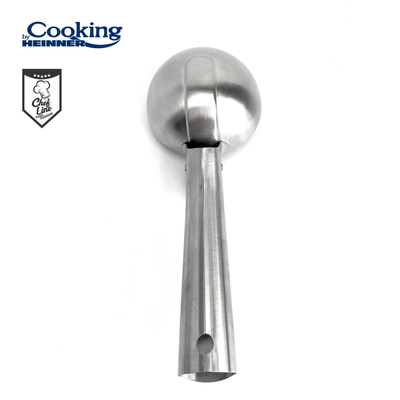 Lugë porcionuese Heinner, 8.5 cm, çelik inox, argjendtë