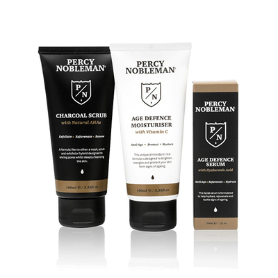 Set Dhuratë Skincare Age Defence Kit nga Percy Nobleman