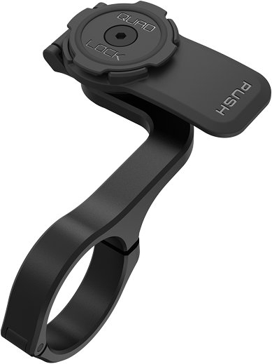 Mbajtëse biçiklete Quad Lock Out Front Mount Pro V2, alumini, montim në timon, e zezë