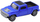 Set lodrash makine metal me rimorkio kampingu, me kartela edukative, blu