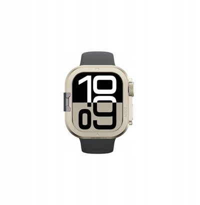 Kuti mbrojtëse AmazingThing Titan Pro për Apple Watch 11 46mm, alumin, ngjyrë titan gri