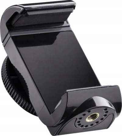 Mbajtëse smartphone Mantona SM-850 Twist Mount, universale, gamë kapjeje 55-85 mm, e zezë