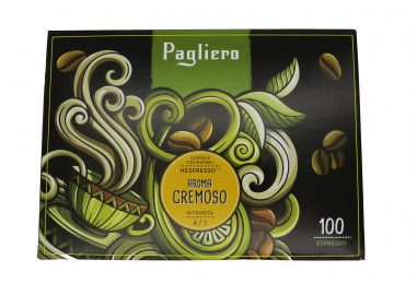 Caffè Pagliero Cremoso, përzierje kompatibile me Nespresso® (100 kapsula)