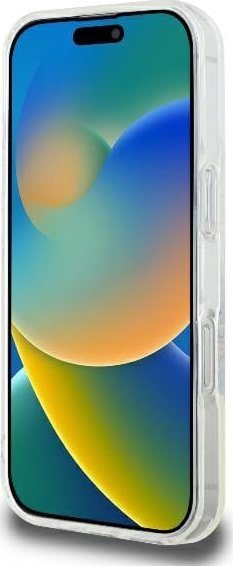 Futrollë Guess GUHMP16XHFWFCT për iPhone 16 Pro Max, MagSafe, transparente me lule