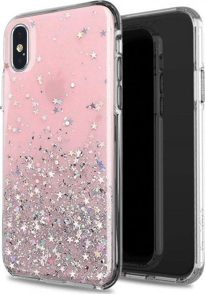 Mbulesë telefoni Wozinsky Star Glitter për Samsung Galaxy A31, me shkëlqim, e zezë