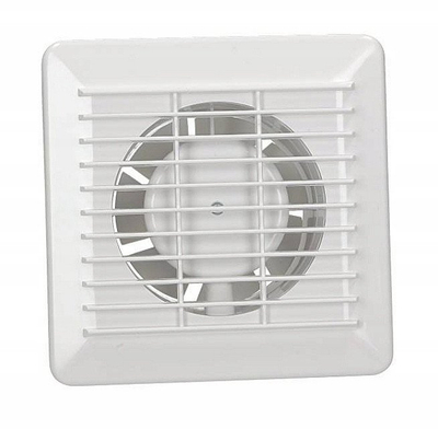 Ventilator banjoje Awenta Basic WB100T, 100mm, me timer, i bardhë