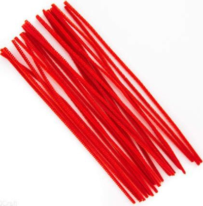 Tela krijuese Creative Wires KSDR-018, 30 cm, 25 copë, t’kuqe
