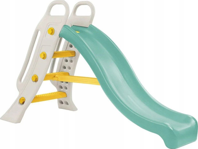 Rrëshqitëse uji Dolu Big Water Slide, plastike, për kalamaj 2+, jeshile me të bardhë