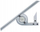 Protraktor matës 2373-360 Dial Protractor, 0-360°, metalik, gri