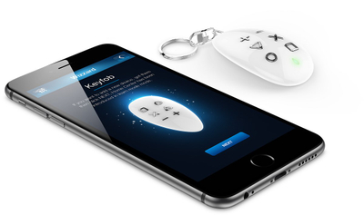Telekomandë smart Fibaro KeyFob FGKF-601, Z-Wave, e bardhë
