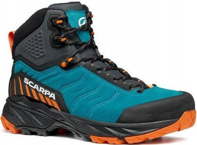Këpucë trekking SCARPA Rush TRK GTX, Gore Tex, meshkuj, blu portokalli, 43.5