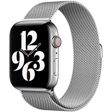 Rrip dore për Apple Watch Eternico Elegance Milanese, çelik inoks, 42mm 44mm 45mm 49mm, argjendtë