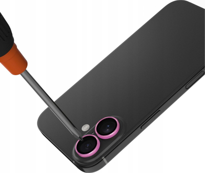 Mbrojtës kamere JCPal Preserver për iPhone 16 16 Plus, xham 9H, rozë
