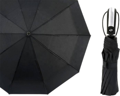 Чадор BQ13F Umbrella, автоматски, преклопен, црн