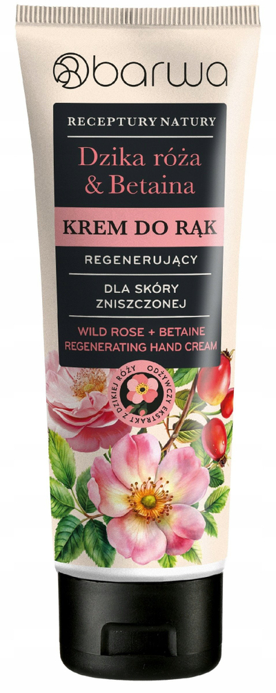 Krem duarsh Receptury Natury Wild Rose Betaine, rigjenerues, 100 ml