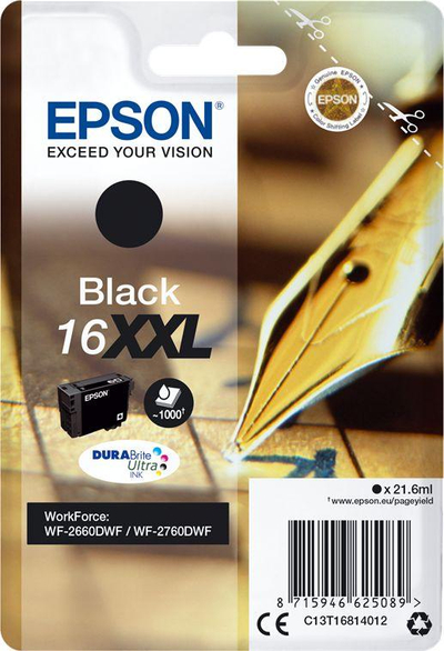 Ngjyrë për printer Epson 16XXL, e zezë