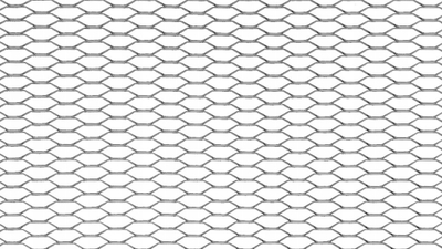 Rrjetë alumini SLIDE Diamond Grill, 100×33 cm, hapje 16×12 mm, e zezë