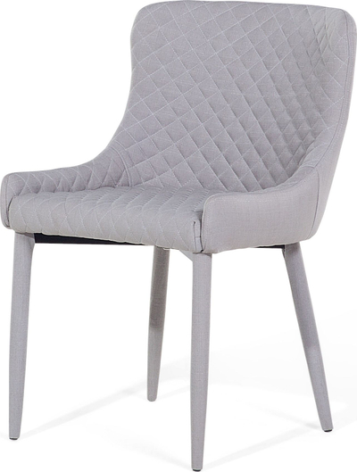 Set karrigesh ngrënieje SOLANO, 2 copë, material stofi, gri e çelët