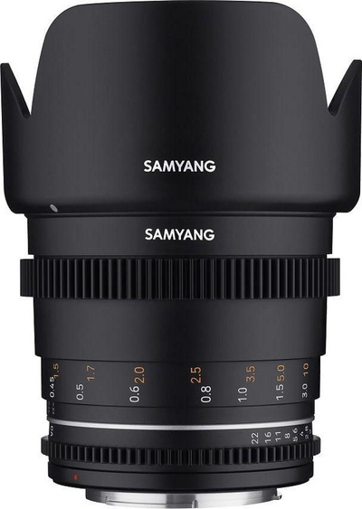 Objektiv Samyang për Canon EF VDSLR MK2 50mm, F1.5, i zi
