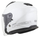 Helmetë moto Cassida Jet Tech 2.0 Solid, polikarbonat, vizor i gjatë, e bardhë e zezë gri