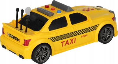 Makina lodër Taxi Mega Creative 544204, shkalla 1:16, drita dhe tinguj, e verdhë