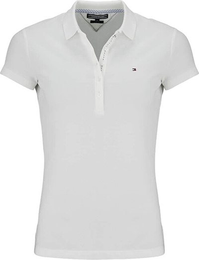 Maicë Tommy Hilfiger Polo 1M57636661-100, e bardhë XXL