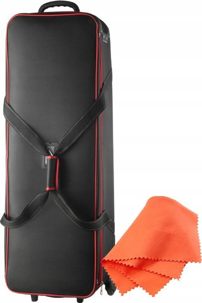 Çantë tripodi FreePower LUNC2 me rrota, najlon i fortë, e zezë