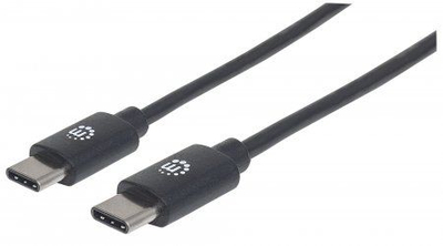 Кабел УСБ Мангатен УСБ Ц во УСБ Ц, 2 m, 480 Mb/s, црн