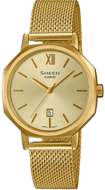 Orë për femra Casio Sheen SHE-4554GM-9AUEF (004), e artë