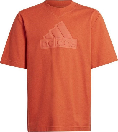 Bluzë Adidas FI Logo Tee Jr HR6296, pambuk, për kalamaj, e bardhë