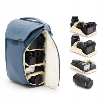 Çantë shpine Peak Design Everyday Backpack V2 20L, për laptop 15\", ocean blu