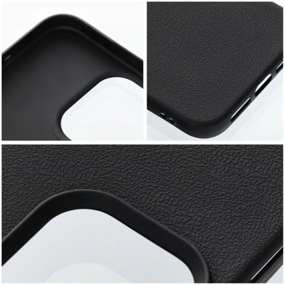 Futrollë telefoni OEM Book Case Skin për iPhone 17 Pro Max, mbrojtëse, e zezë