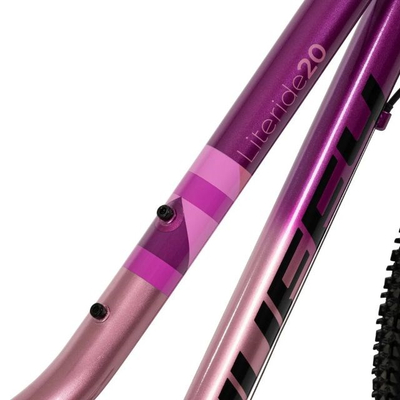 Biçikletë për fëmijë Huffy 20 Literide, kornizë alloy, 20", rozë