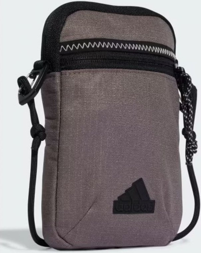 Çantë e vogël adidas CXPLR Small Bag IQ0912, poliester i ricikluar, rrip shpatulle i rregullueshëm, e zezë