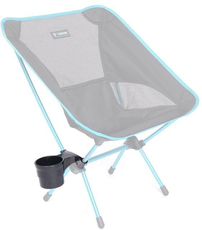 Mbajtës gotash Helinox Cup Holder, për karrige kampingu, plastik, i zi