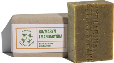 Sапун Mydlarnia Cztery Szpaki рузмарин и мандарина, природен, 110g, зелен