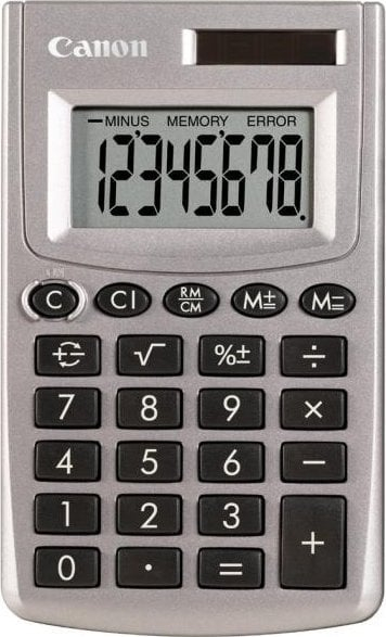 Џебен калкулатор Canon LS-270L, екран со 8 цифри, сребрен
