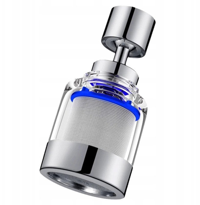 Perlator rubineti Noveen NOVEEN XL3003, 3 mënyra rrjedhjeje, rrotullim 360°, argjendtë