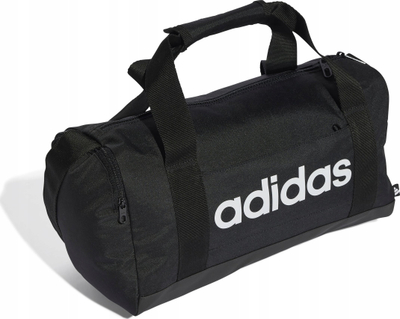 Çantë sportive Adidas Linear Duffel XS JE8347, 12.5L, poliestër i ricikluar, e zezë